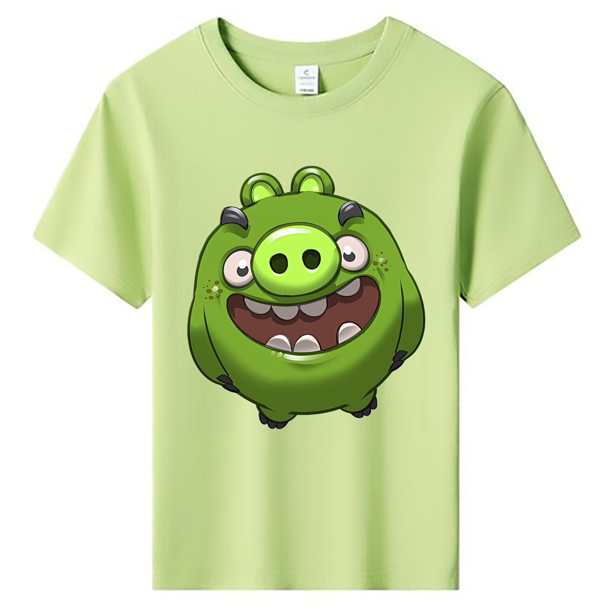 （画像用） Angry Birds アングリーバード 綿100％キッズTシャツ（フロントプリント）